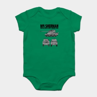 M4 SHERMAN Baby Bodysuit